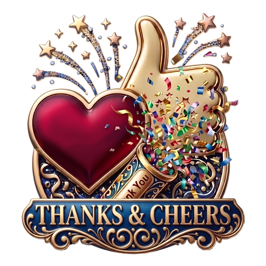 Thanks & Cheers hero icon